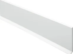 Flachleiste mit Lippe selbstklebend 40 x 2,5 mm Nutzlänge 97,5 cm Weiß