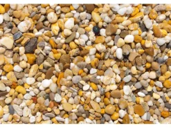 Flusskiesel Bunt 8 - 16 mm 25 kg PE-Sack