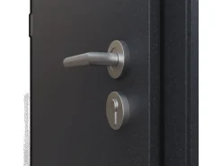 FM Türen AS68 Modell 64 1100 x2100 Anthrazit Rechts Innen Beschläge Set 01