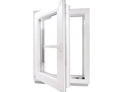 Framelux Kunststofffenster Proline Weiß 3-Fach Verglasung 500 x 1200 mm Rechtsanschlag