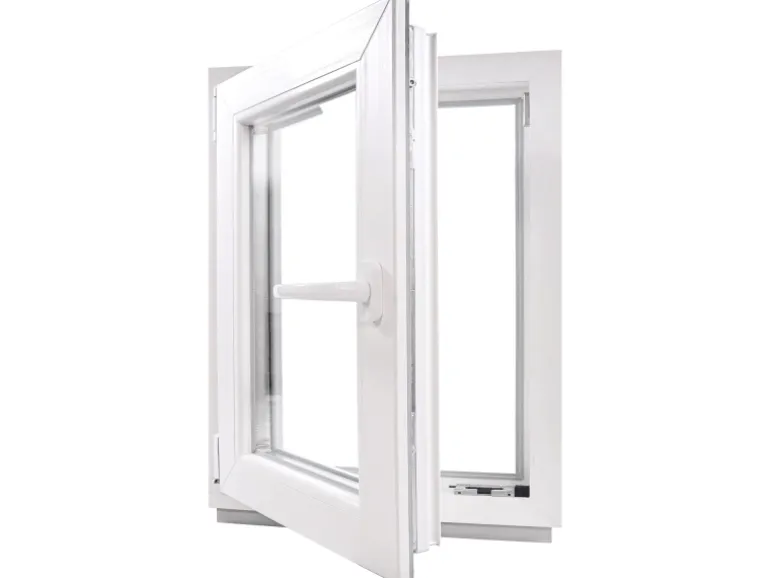 Framelux Kunststofffenster Proline Weiß 3-Fach Verglasung 500 x 1200 mm Rechtsanschlag