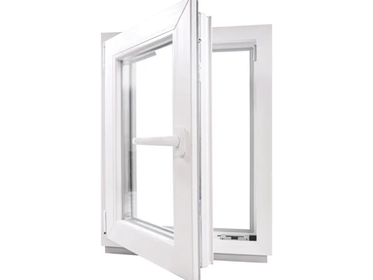 Framelux Kunststofffenster Proline Weiß 3-Fach Verglasung 600 x 900 mm Rechtsanschlag