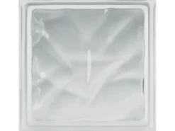 Fuchs Glasstein Wolke Klar 19 cm x 19 cm x 8 cm glänzend