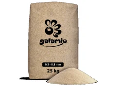 Galamio Quarzsand 1,0 - 2,0 mm 25kg x 12 Sack 300kg Palette