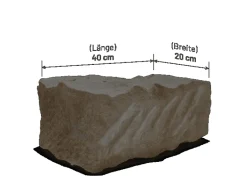 Galamio Sandstein Randsteine 40x20x15 Gespalten 980kg