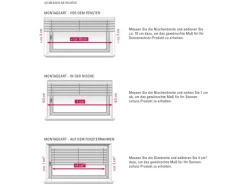 Gardinia Aluminium Jalousie 120 cm x 175 cm Silber