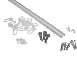 Gardinia Aluminiumschiene Weiß 210 cm