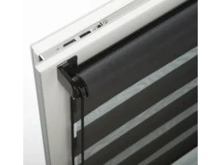 Gardinia Doppelrollo EasyFix 120 cm x 150 cm Schwarz