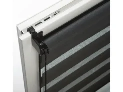 Gardinia Doppelrollo EasyFix 120 cm x 150 cm Schwarz