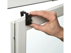 Gardinia Doppelrollo EasyFix 90 cm x 220 cm Schwarz