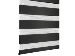 Gardinia Doppelrollo EasyFix 90 cm x 220 cm Schwarz