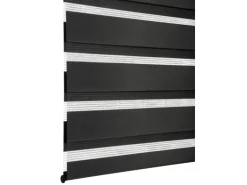 Gardinia Doppelrollo EasyFix 90 cm x 220 cm Schwarz