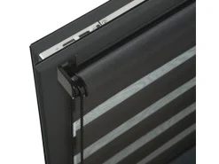 Gardinia Doppelrollo EasyFix 90 cm x 220 cm Schwarz