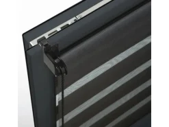 Gardinia Doppelrollo EasyFix 90 cm x 220 cm Schwarz