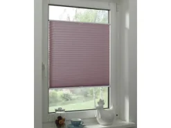 Gardinia Easy Fix Plissee Greta Verspannt Perlmuttrosa 50 cm x 130 cm