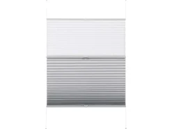 Gardinia Easy Fix Plissee Tag und Nacht Weiß 100 cm x 130 cm