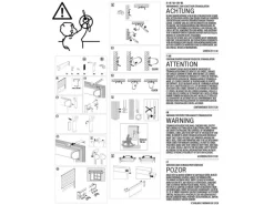 Gardinia Easyfix Doppelrollo mit Montageschiene 90 cm x 220 cm Weiß