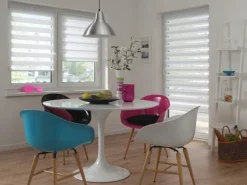 Gardinia Easyfix Doppelrollo mit Montageschiene 90 cm x 220 cm Weiß