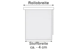 Gardinia Easyfix Doppelrollo mit Montageschiene 120 cm x 150 cm Grau
