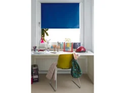 Gardinia EasyFix Rollo Thermo energiesparend 75 cm x 150 cm Blau