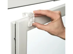 Gardinia EasyFix Rollo Uni 60 cm x 150 cm Reinweiß strukturiert