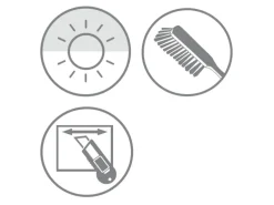 Gardinia EasyFix Rollo Uni 60 cm x 150 cm Reinweiß strukturiert