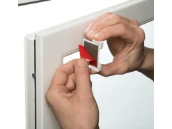 Gardinia EasyFix Rollo Uni 60 cm x 150 cm Reinweiß strukturiert