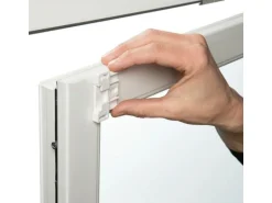 Gardinia EasyFix Rollo Uni 60 cm x 150 cm Reinweiß strukturiert