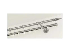 Gardinia Gardinenstange Chicago Ø 20 mm Edelstahloptik 240 cm