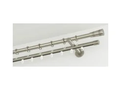 Gardinia Gardinenstange Chicago Ø 20 mm Edelstahloptik 240 cm