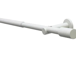 Gardinia Gardinenstangen-Set Elba 1-Lauf Ø 16/19 mm Ivory 120 cm - 210 cm