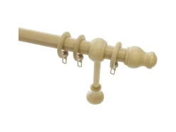 Gardinia Gardinenstangen-Set Lugano Ø 28 mm Natur 250 cm