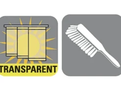 Gardinia Schiebevorhang Entry 60 cm x 245 cm Weiß