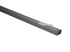 Gardinia Vorhangschienen-Set Lucy 1-läufig Silber 200 cm