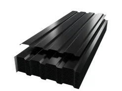 Garmio Profilblech Set 15 Stück Dachblech 115x45 Verzinkter Stahl Schwarz