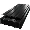 Garmio Profilblech Set 12 Stück Dachblech 129x45 Verzinkter Stahl Schwarz