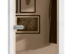 Glasdrehtür ESG Bronze DIN LI/RE 1972 x 709 x 8 mm