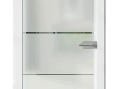 Glasdrehtür ESG Floatglas Dekor Siebdruck 36/38 DIN Links 1972 x 709 x 8 mm