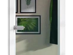 Glasdrehtür ESG Floatglas DIN LI/RE 1972 x 709 x 8 mm