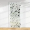 Glasdrehtür ESG Floatglas Dekor Siebdruck 36/35 DIN Rechts 1972 x 834 x 8 mm