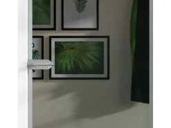 Glasdrehtür ESG Grau DIN LI/RE 1972 x 834 x 8 mm