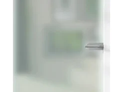 Glasdrehtür ESG satiniert Floatglas DIN Links 1972 x 834 x 8 mm