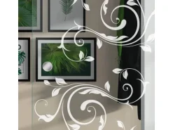 Glasschiebetür ESG Floatglas Dekor Siebdruck 36/34 DIN LI/RE 2060 x 940 x 8 mm