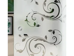 Glasschiebetür ESG Floatglas Dekor Siebdruck 36/35 DIN LI/RE 2060 x 940 x 8 mm