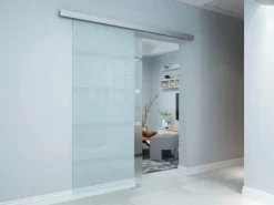 Glasschiebetür Viento Satiniert 206 cm x 93,5 cm x 0,8 cm