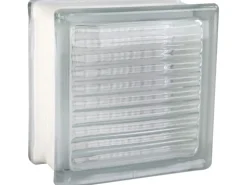 Glasstein Gekreuzt Klar 14,5 cm x 14,5 cm x 8 cm