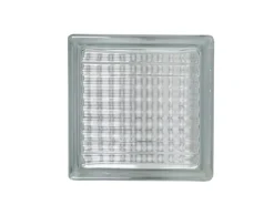 Glasstein Gekreuzt Klar 14,5 cm x 14,5 cm x 8 cm