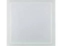 Glasstein Riva Weiß 2-Seitig Satiniert 19 cm x 19 cm x 8 cm