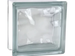 Glasstein Wolke Klar 14,5 cm x 14,5 cm x 8 cm