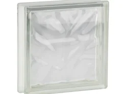 Glasstein Wolke Klar 19 cm x 19 cm x 5 cm